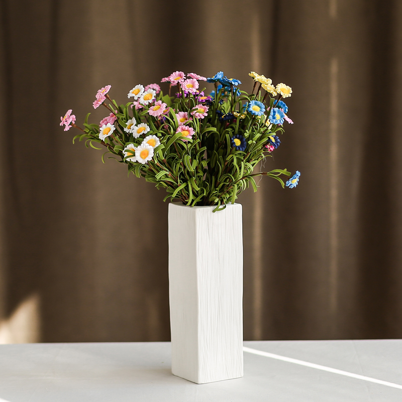 Nan sheng I and contracted white household act the role ofing is tasted simulation dried flowers, artificial flowers, ceramic vases, flower implement mesa furnishing articles