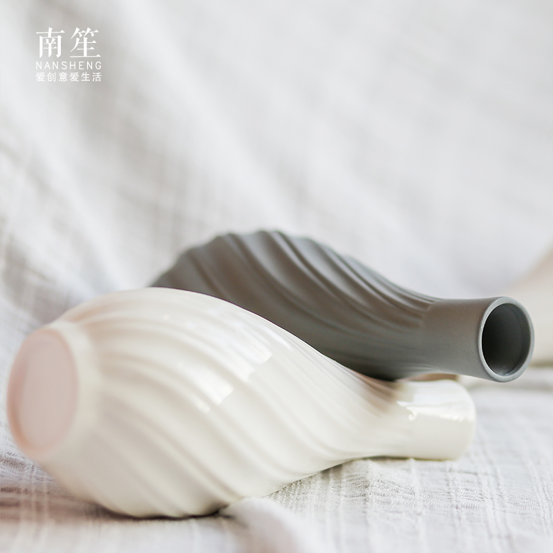 South sheng household act the role ofing is tasted simulation flower, dried flower, flower implement floret bottle mesa place ceramics handicraft ornament