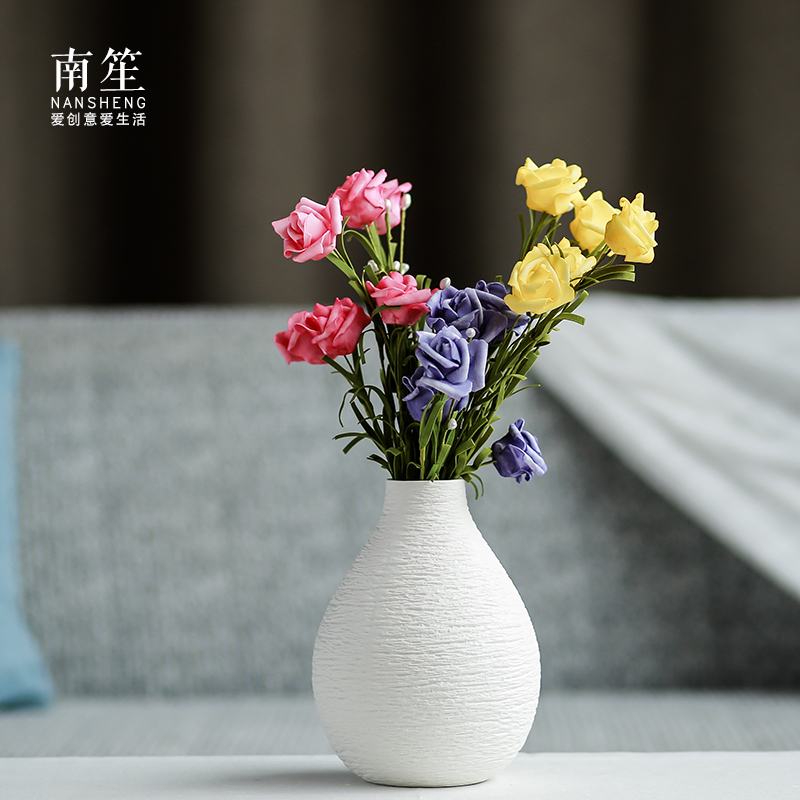 Nan sheng mesa of I and contracted household act the role ofing is tasted furnishing articles ceramic vase simulation flower, dried flower flower decorations