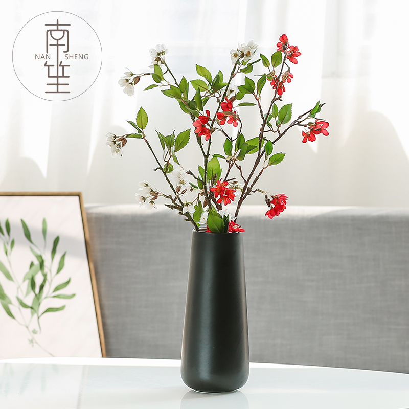 Nan sheng I and contracted ceramic vase simulation flowers sitting room mesa place, household act the role ofing is tasted crafts decorations