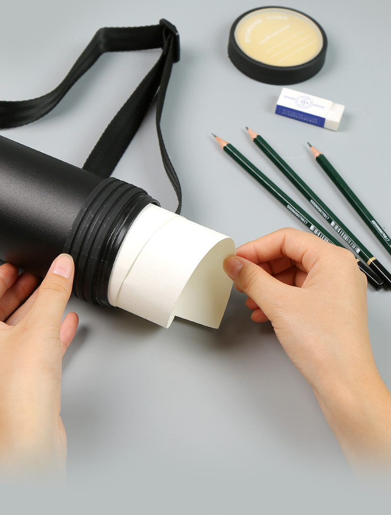 博格利诺画桶铝合金画筒大号纸筒多功能收纳画成人儿童学生装画筒_5折