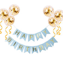 Net Red childrens balloon baby happy birthday package boys and girls Party party decoration scene layout