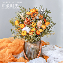 Dry Flowers Evergreen Flowers Bouquet Decoration Pendulum Pieces Vases Table Shop Windows Flower Arrangements Photo-Room Furnishing Not To Forget I Sunflowers
