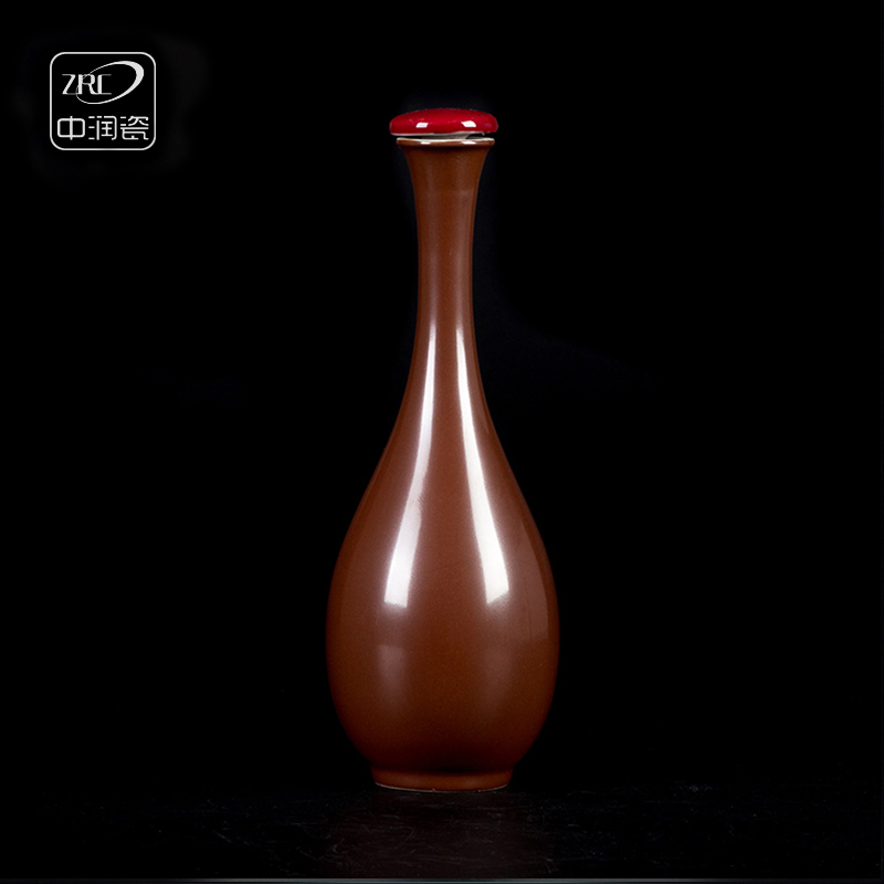 Jingdezhen ceramic bottles household archaize net bottles of goddess of mercy bottle bottle wine bottle bag in the mail