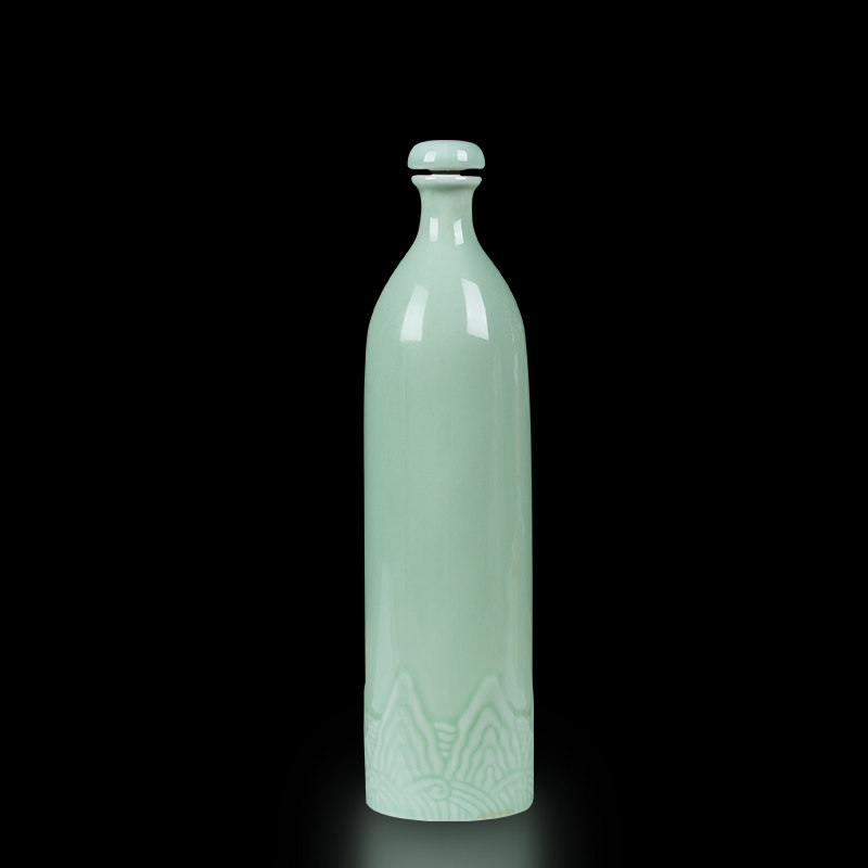 jingdezhen ceramic wine jars one pound home antique celadon liquor jug sealed wine bottle empty wine bottle