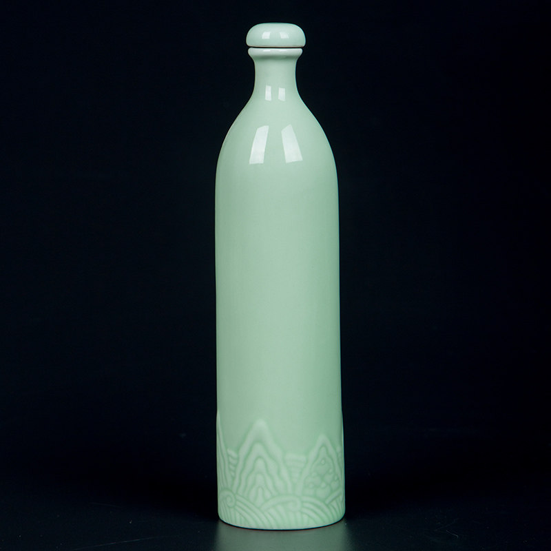 jingdezhen ceramic wine jars one pound home antique celadon liquor jug sealed wine bottle empty wine bottle