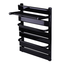 Copper and aluminum composite bath towel rack black big picture