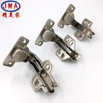 90 degree hydraulic damping hinge flat side panel 180 degree special angle clothing cabinet door hinge hinge
