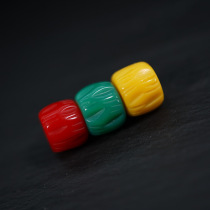 9mm Tibetan Artisanal Snowbale Beads Engraved with Bone Sesame Seeds with Pearl Concealed Pearl Accessories Accessories Buddha Beads Accessories