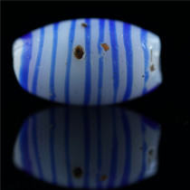 Old Bag Old Qing Dynasty Old Glazed Pearl Blue Blue Silk Stir Tire Old Pearl Accessories Beads Multi-Treasure Hand String Accessories Beads