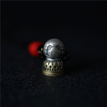 New 925 pure silver national standard seal featured national wind mini small seal bronze insert silver small Tibetan print