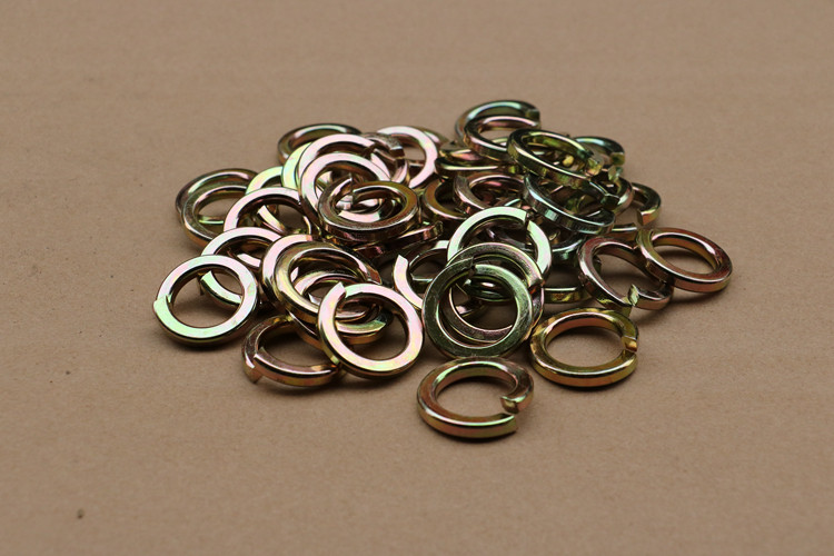 武汉螺丝 镀彩锌弹垫片 弹垫圈 弹簧垫片m16m3m4m6m8
