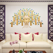 Love makeup watch cash cow wall clock Living room Chinese style creative hanging watch Silent clock Fortune decorative clock