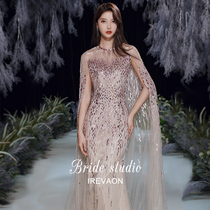 Ian (Eng) 2021 new evening dress skirt female toast dress bride birthday party host light luxury niche