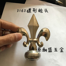 201 304 stainless steel stamped butterfly gun head fence gardening accessories courtyard fence decorative gun tip