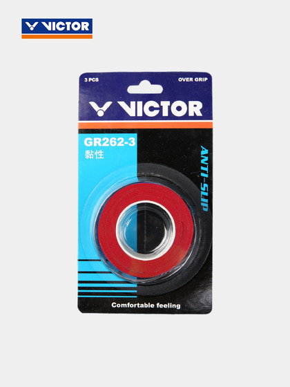 Victor/Wickor Badminton 라켓 손 접착제 편안하고 끈적 끈적한 외부 그립 접착제 3 스트립 GR262-3 Victor/Wickor Badminton 라켓 손 접착제 편안하고 끈적 끈적한 외부 그립 접착제 3 스트립 GR262-3