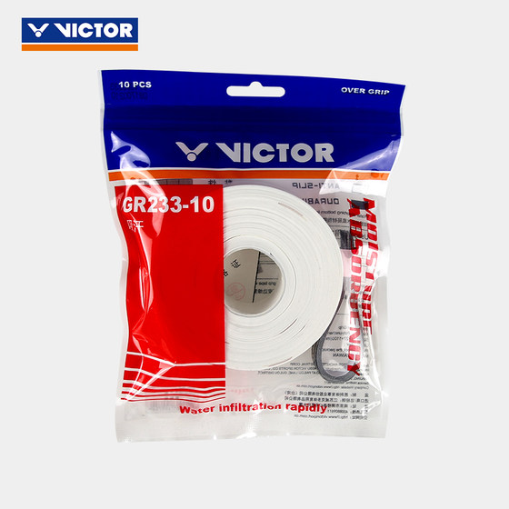Victor/Wickor 공식 플래그십 상점 배드민턴 외부 그립 접착제 땀-흡수 소프트 및 비 슬립 GR233-10 Victor/Wickor 공식 플래그십 상점 배드민턴 외부 그립 접착제 땀-흡수 소프트 및 비 슬립 GR233-10