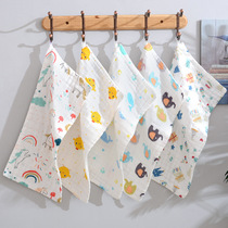 Baby towel Newborn super soft face cotton six layers of gauze wipe face bath rectangular baby saliva towel cotton