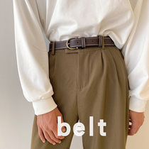 Belt Male 100 lap pin buckle Youth casual ins Wind trendy brief retro fashion mens style young mens pants belts