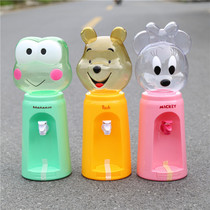 Cute cartoon desktop water dispenser household student dormitory does not heat children drink water desktop vertical small bucket
