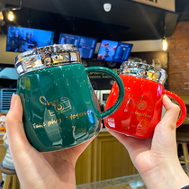 Ceramic Cup high-end creative office drinking water cup men and women personality trend portable simple mug Nordic mug