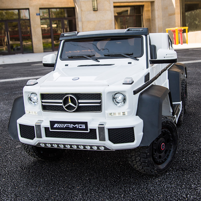 Benz big g children's electric car four-wheel remote control off-road baby toy car can sit adult double child car