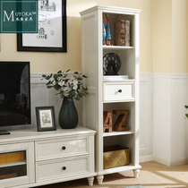 American country mahogany living room TV combination side cabinet restaurant wine cabinet high cabinet