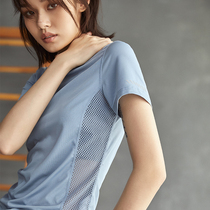 Speed Dry Blouse Women Short Sleeve Summer Loose Yoga T-shirt Training Running Clothes Sports Suit Professional Fitness Suit