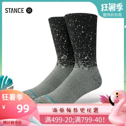 STANCE 波点图案休闲潮袜 M558A18SPE-BLK 立减4，到手只需145