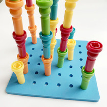 Big J Small D recommended American Lauri development nail mushroom small nail board baby fine sports early education toy