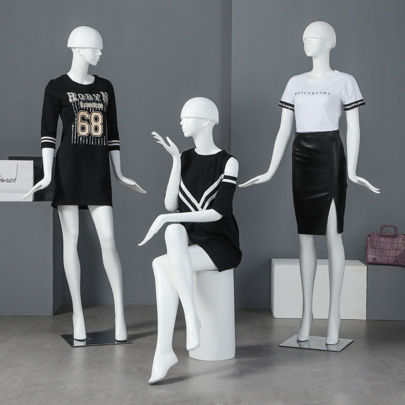 模特道具女全身服装店模特展示架假人橱窗道具