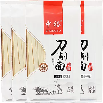 可签到！中裕刀削挂面500g*4[3元优惠券]-寻折猪