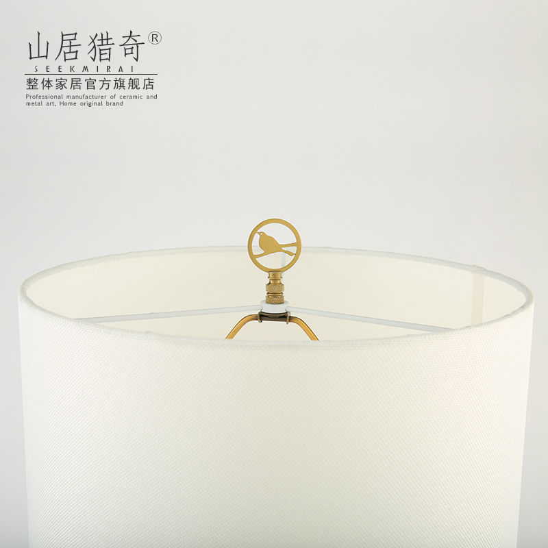 I and contracted Nordic household act the role ofing is tasted, the new Chinese style living room decoration lamp is placed between example ceramic lamp