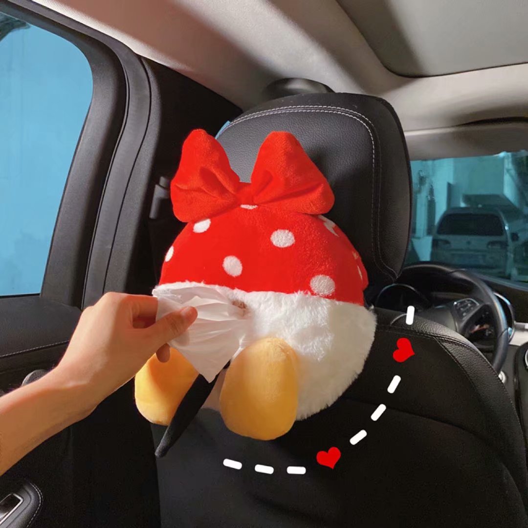 car interior supplies, car tissue box, hygiene creative sun visor, hanging sunroof cartoon paper box