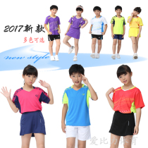 New childrens table tennis clothing badminton tennis suit set Boys and Girls shorts pants skirt Sportswear childrens clothing