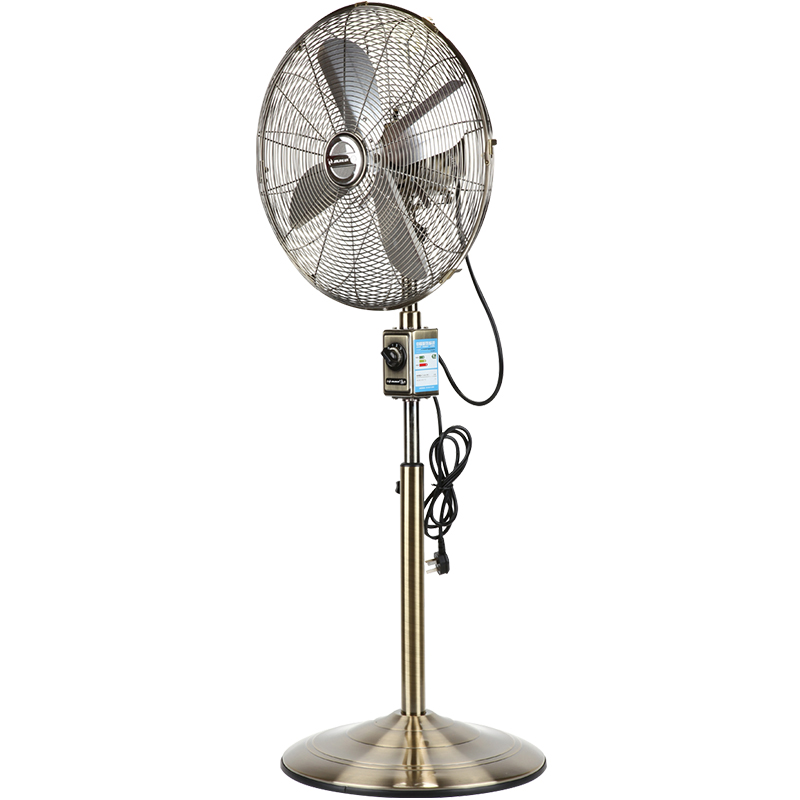 金羚jinling落地扇复古青铜电风扇仿古金属怀旧坐地扇 fs-40f4