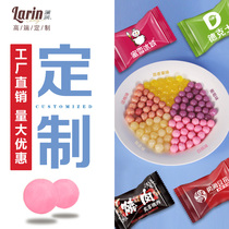 Tangerine peel sugar custom packaging white peach passion fruit grape logo photo candy custom diy fruit sugar happy sugar