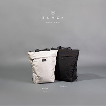 Doughnut Double Shoulder Bag MODISH Pure Black Rice White Personality College Leisure Dual-use