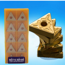 Mitsubishi CNC lathe blade TNMG160404-160408MA UE6020 triangular double-sided cutter head