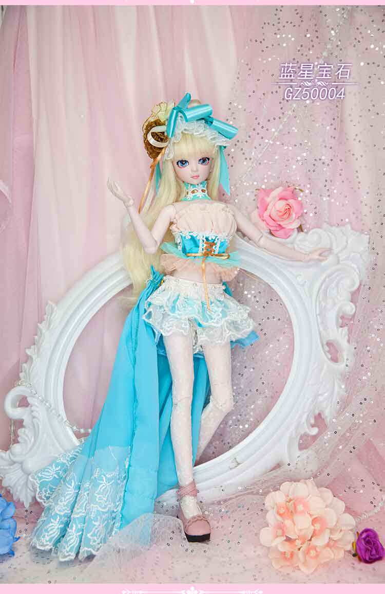 叶罗丽娃娃女孩玩具冰公主改妆仿真洋娃娃礼盒50厘米_娃娃/配件_拼图
