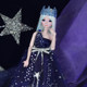 Ye Luoli Doll ຂອງແທ້ Starry Sky Starry Night Doll Girl Simulation Toy Doll Clothes 50CM