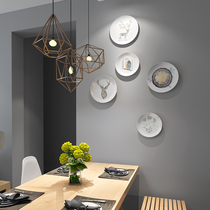 Norse style literary decoration plate modern simple living room sofa background wall porch hanging plate restaurant creative wall decoration