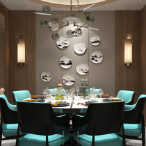 Chinese style landscape painting new Chinese artistic conception landscape landscape decoration Chinese home wall creative wall wall plate decoration