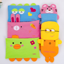 Cartoon children pillow buckwheat 1-3-7 years old kindergarten students cotton baby baby anti-mite pillow Four Seasons Universal