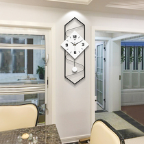 Nordic personality clock clock living room modern simple atmosphere creative European clock home decoration mute wall clock