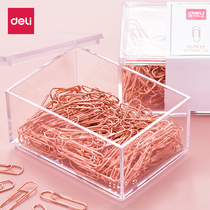 Daili paper clip clip Pin Pin creative rose gold U-shaped needle paper clip bookmarks long tail clip small clip