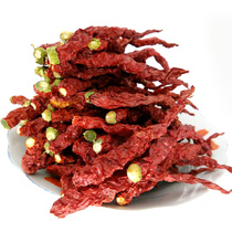 Dried chili spicy farm red chili Hunan dried chili authentic bulk two jing strips of dried chili 500g