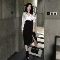 Autumn clothing 2021 New Imperial sister style professional suit light mature style female fashion foreign style Net red temperament two-piece skirt