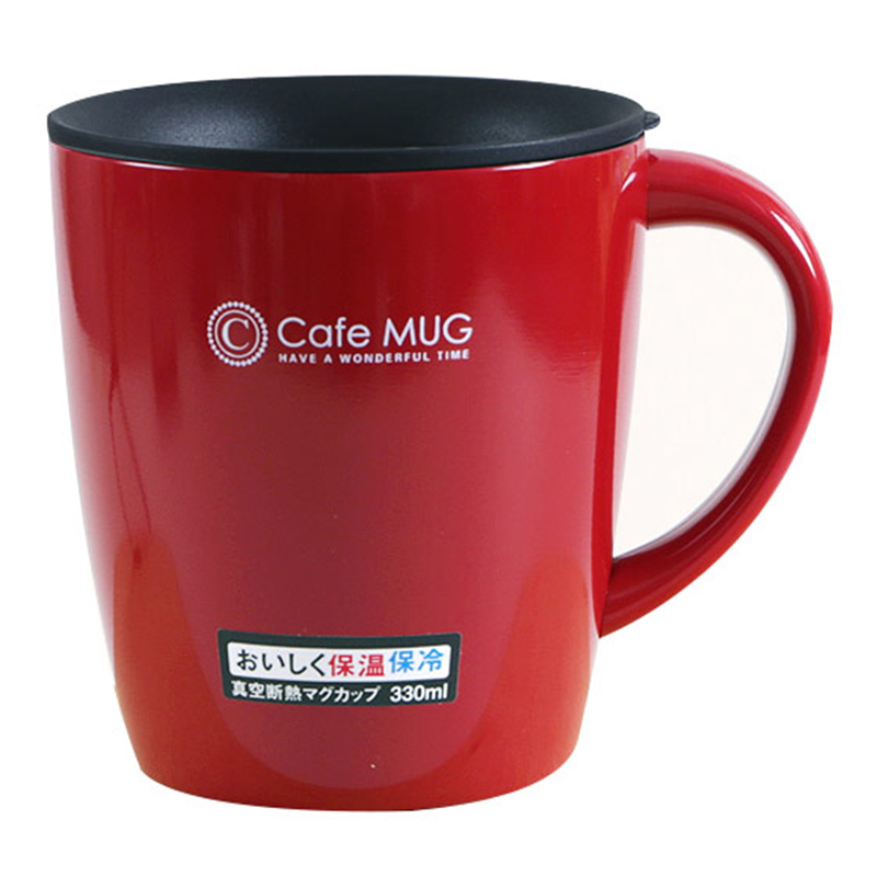 japan asvel mug thermos mug with lid spoon coffee cup stainless steel office water cup female couple mug