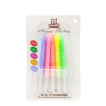 Birthday candle cake candle number candle letter candle letter candle long rod gilded pencil Candle rainbow multicolored candle